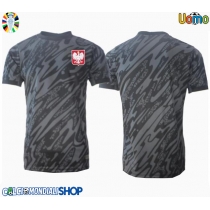 Maglie da calcio Polonia Portiere Seconda Maglia Europei 2024 Manica Corta